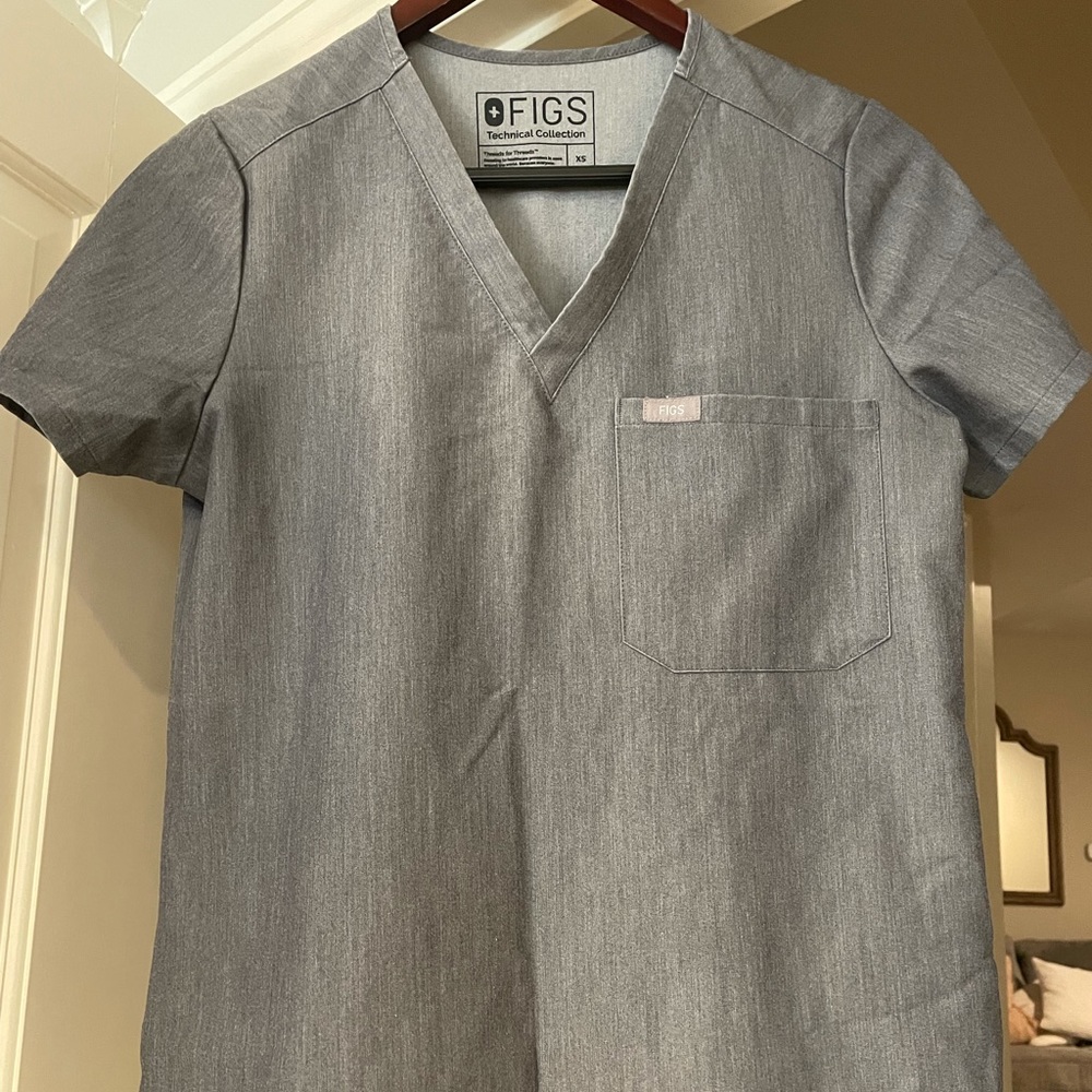 Figs Scrub Top XS